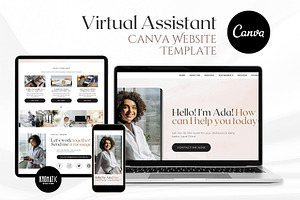 Virtual Assistant Website Template