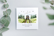 Watercolor Road Trip & Landscapes, an Illustration by Yorda Studio (Thumbnail 7 of 11)