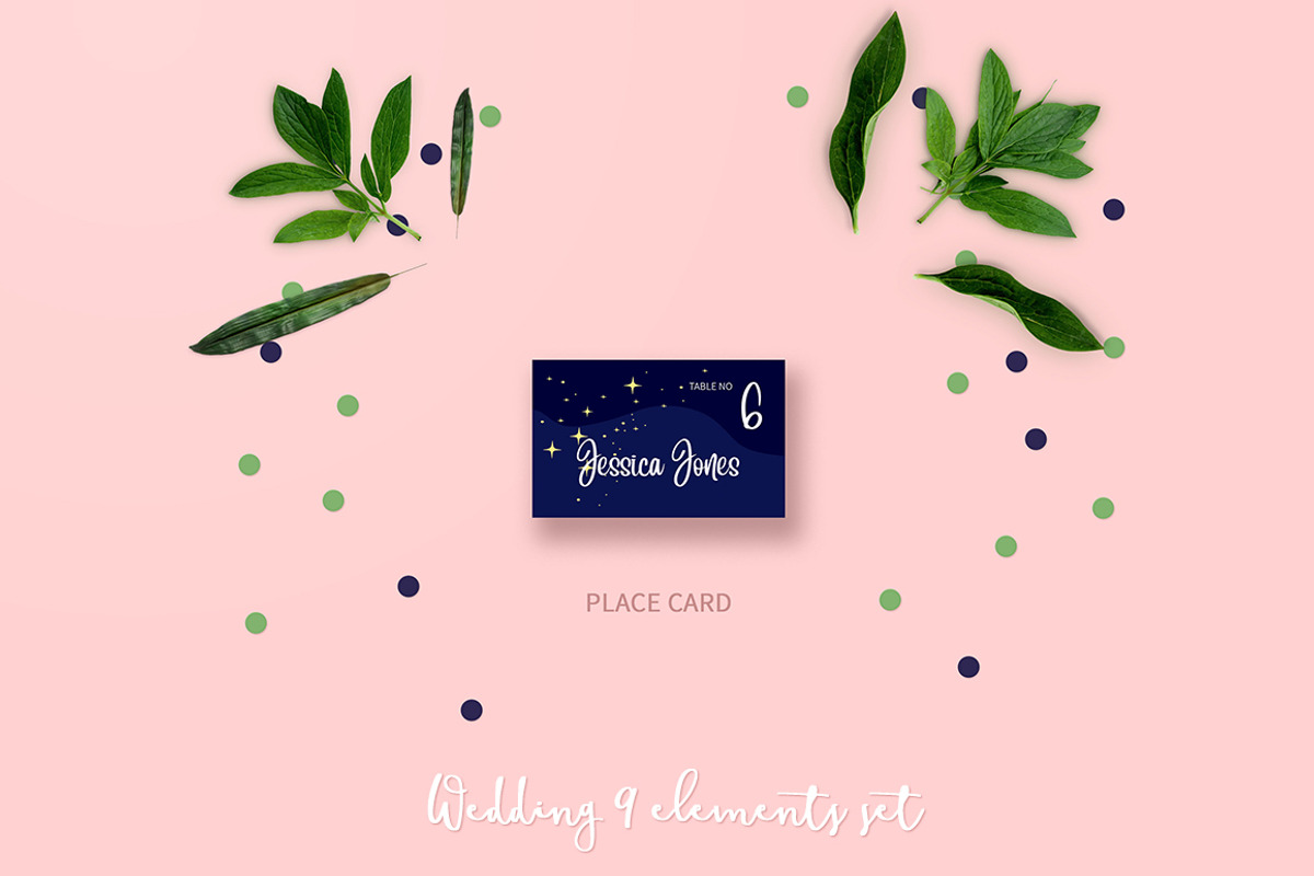 RomanticNight Wedding Invitation Set, an Invitation Template by land art (Photo 3 of 9)