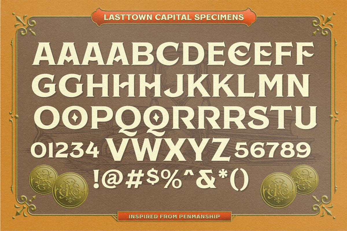NS Lasttown Vintage Font, a Script Font by Novisouldado (Photo 4 of 12)