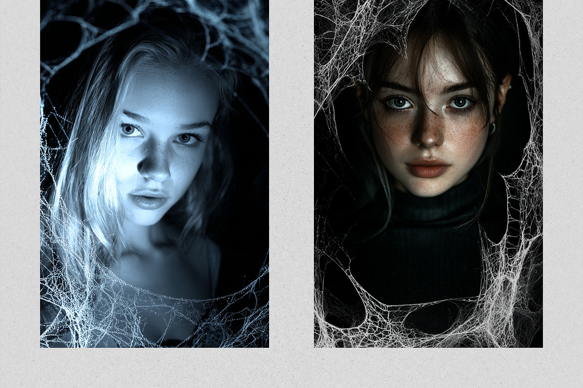 Spooky Spiderweb Overlays, a Texture Graphic by PhotoSpirit (Photo 2 of 8)