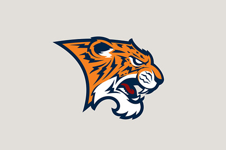 Tiger sport logotype.