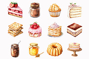 Baked Goods Clipart, an Illustration by Design Market (Thumbnail 2 of 5)