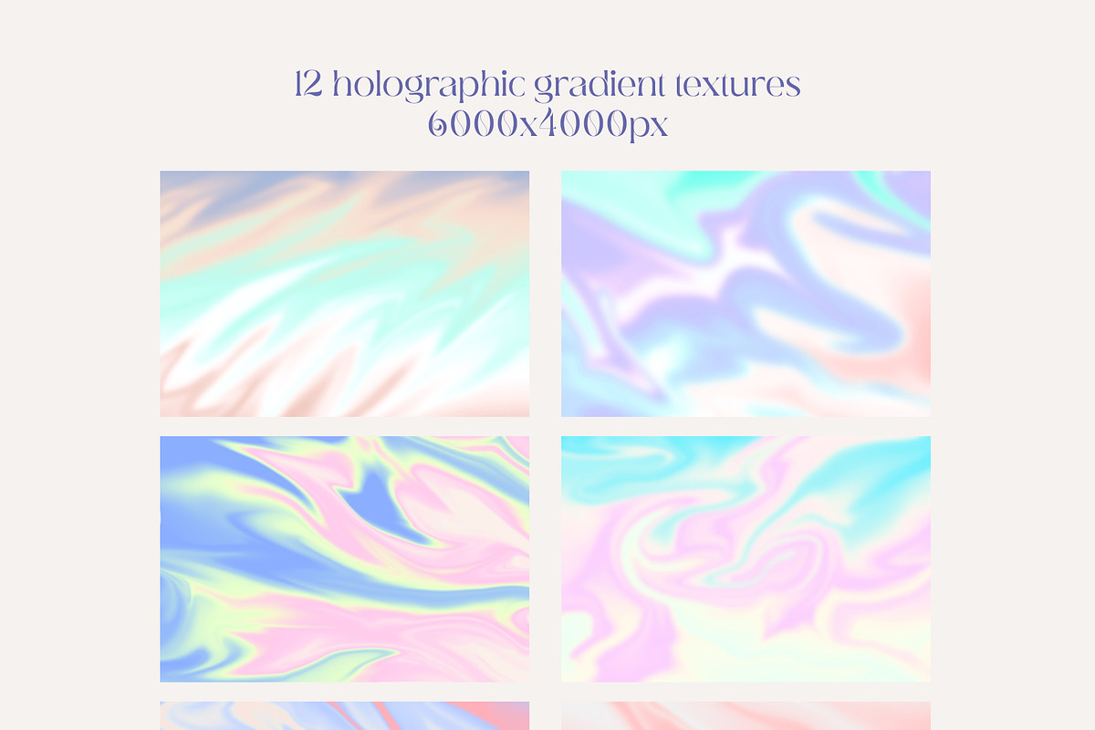 Pastel Holographic Textures & Story, an Object Graphic by Catch the Dream Art (Photo 2 of 12)