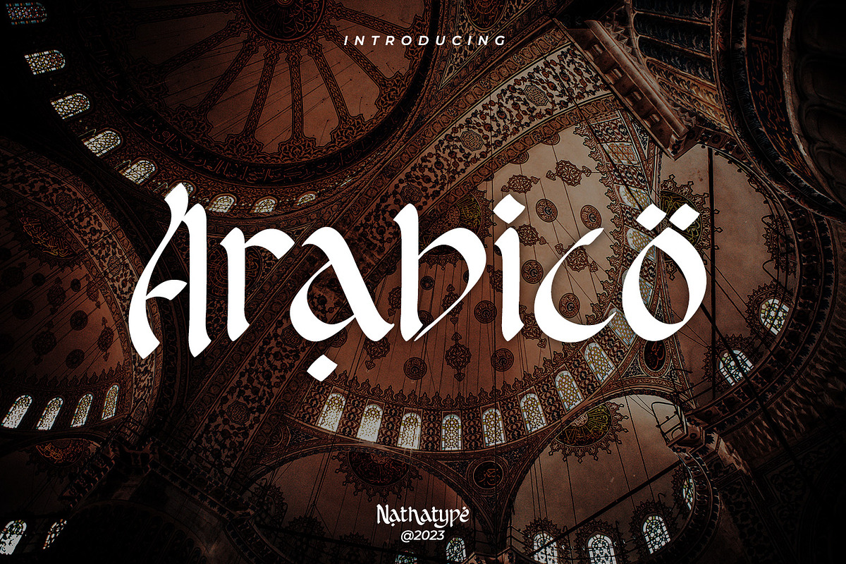 Arabico, a Symbol Font by Nathatype (Photo 1 of 11)
