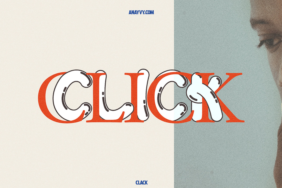 Curly Wurly | Retro Display Bubble, a Sans Serif Font by ana & yvy (Photo 8 of 13)