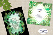 Watercolor Marijuana Set, a Healthcare Illustration by Graphobia (Thumbnail 4 of 9)