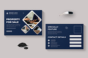 Real Estate Postcard Design Template, a Stationery Template by MightyDesign (Thumbnail 1 of 8)