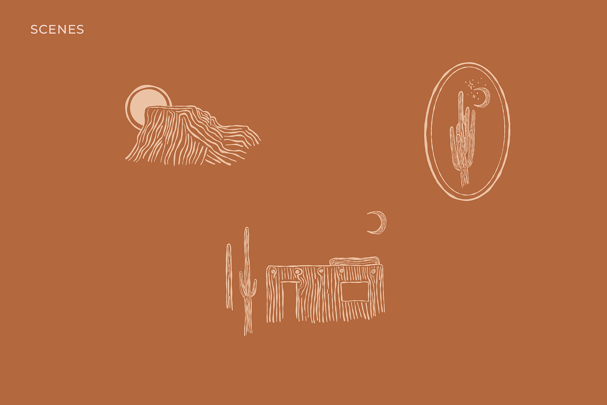 Desert Doodles | Illustrations, an Illustration by Brooke Taylor Creative Co (Photo 4 of 6)