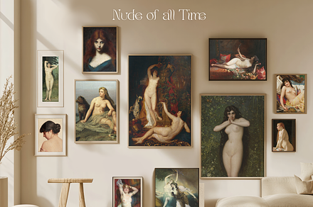 450+ Nude of All Time, a Person Illustration by Digital Museum