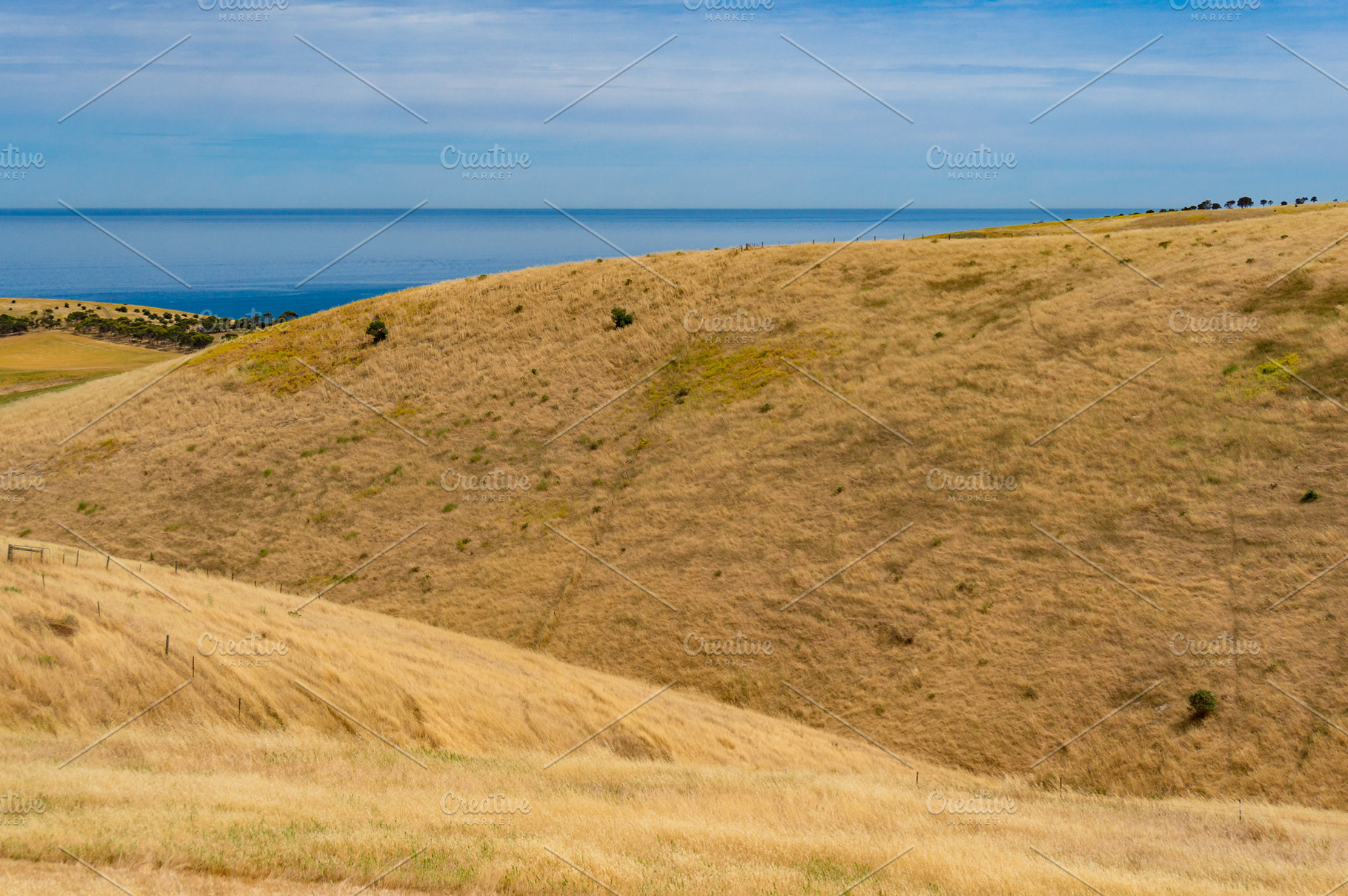 Nature background of rolling hills, a Nature Photo by EsmeHelit