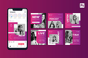 Daily Podcast Instagram Post, a Social Media Template by CavenArt (Thumbnail 3 of 5)