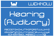 Five Senses font, a Font by weknow (Thumbnail 3 of 9)