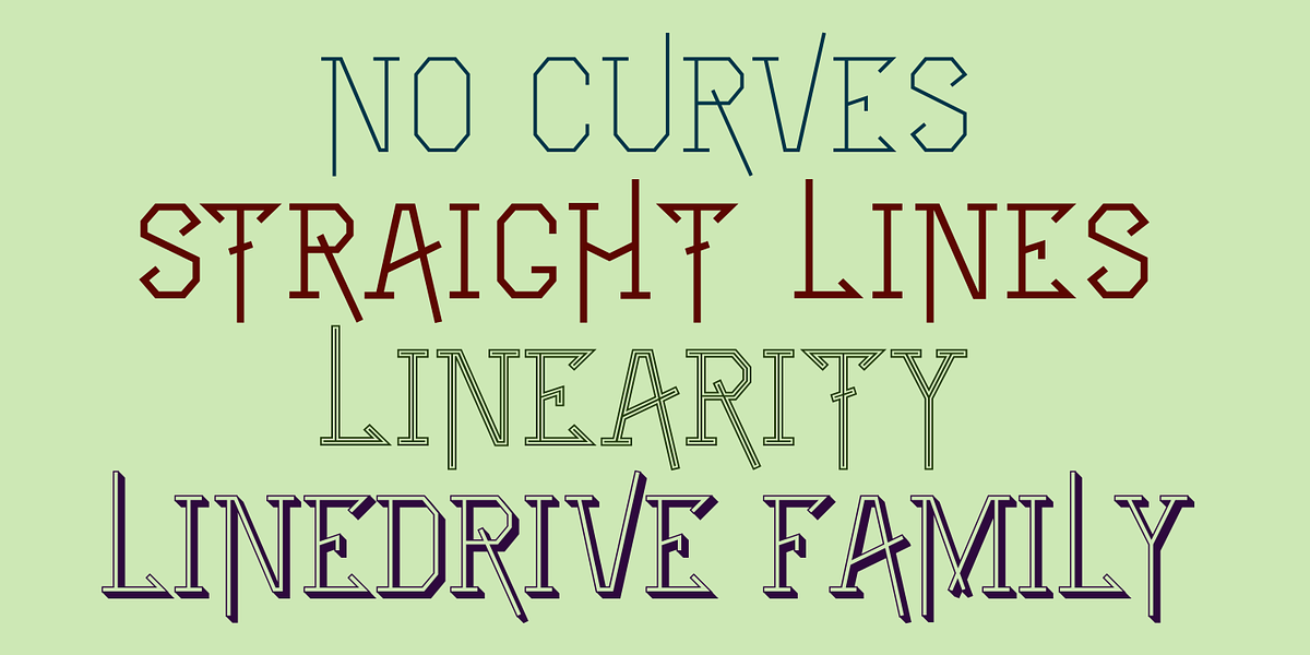 LineDrive, a Slab Serif Font by Ingrimayne Type (Photo 2 of 7)