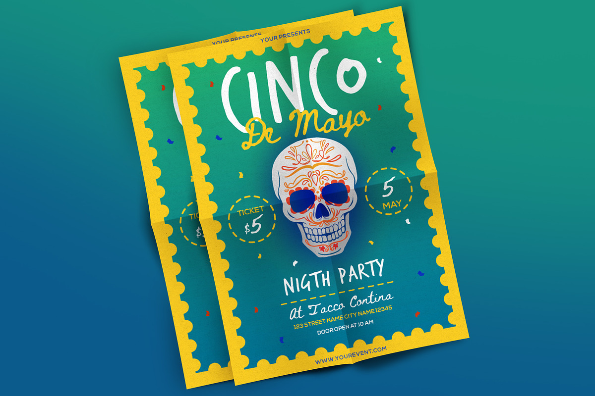 Cinco De Mayo Flyer, a Flyer Template by Typollery (Photo 4 of 4)