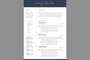 Modern Resume Template, a Resume Template by Advaita Printables (Thumbnail 5 of 6)