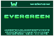 evergreen font, a Font by weknow (Thumbnail 4 of 5)