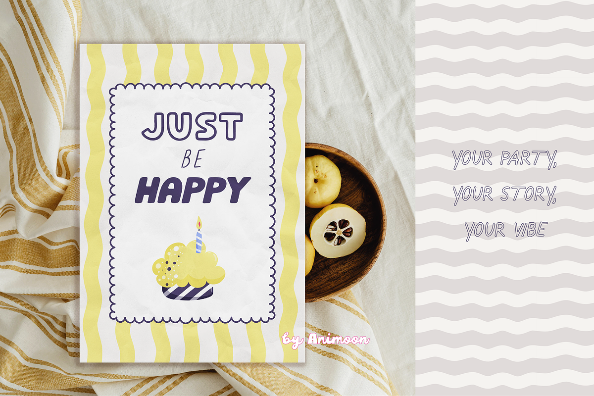 Funny Party Graphics Collection, an Object Graphic by Animoon (Photo 4 of 17)