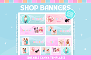 Shop Banner Templates - Pastel, a Shopify Template by SunshineStudioBoutique (Thumbnail 1 of 9)