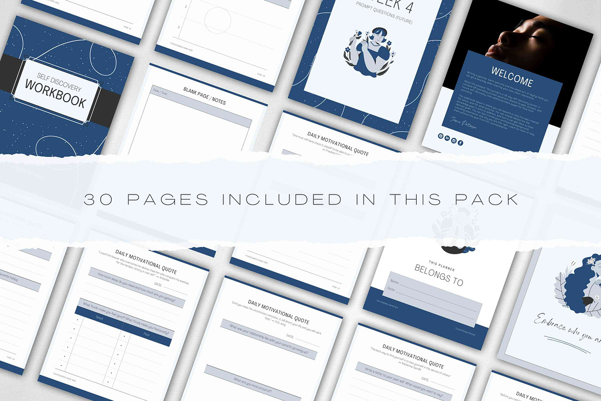 Self-Discovery Journal | Canva, a Magazine Template by Designs by Darowan (Photo 5 of 10)