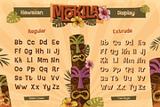 Mokila - Hawaiian Display Typeface, a Sans Serif Font by Burntilldead (Thumbnail 6 of 12)
