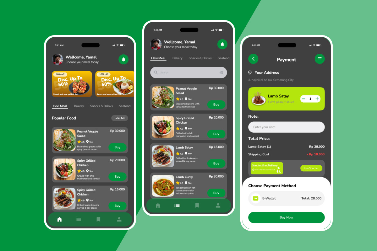 Jet Eats – Warm Food Ordering App, an App Template by productype1 (Photo 4 of 5)