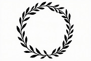Laurel Wreath Silhouette Set, an Illustration by hafijul (Thumbnail 6 of 9)