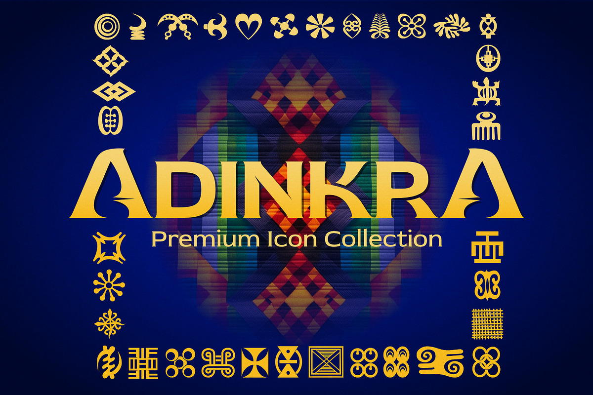 ADINKRA: Premium Icon Collection, a Solid Icon by YISHAII (Photo 1 of 8)