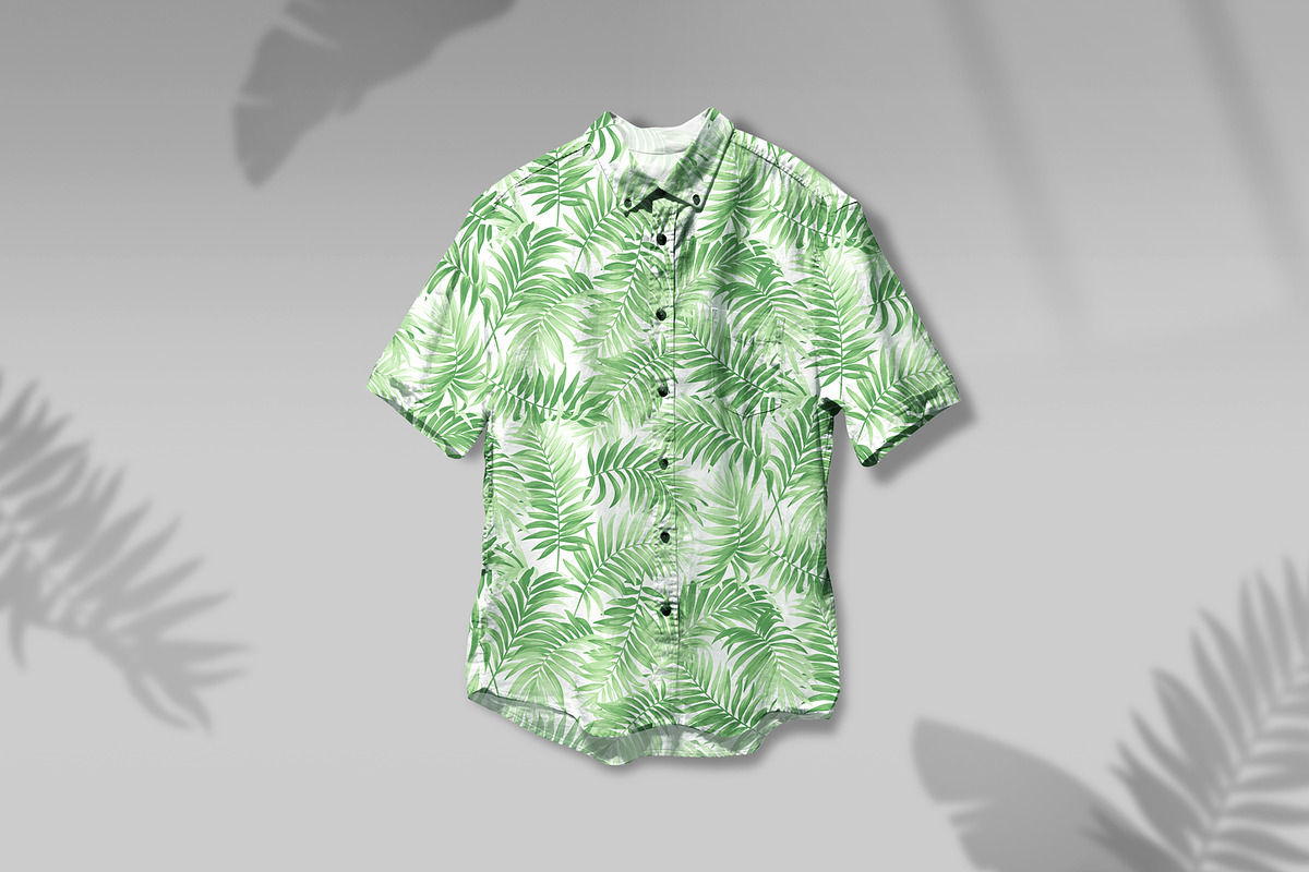 Tropical plant pattern. Vector., a Pattern Graphic by Anna Smirnova (Photo 4 of 7)