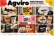 Agviro – Bold Rounded Display Font, a Script Font by Wow Magic (Thumbnail 2 of 5)