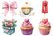 Sweet Valentine Clipart, an Illustration by Daily.Designs (Thumbnail 3 of 8)