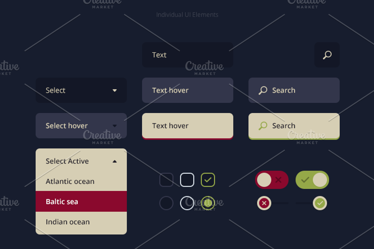 Space UI Kit preview 3