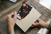 Editable Halloween Invitation Black, an Invitation Template by ForeverPrint (Thumbnail 7 of 7)