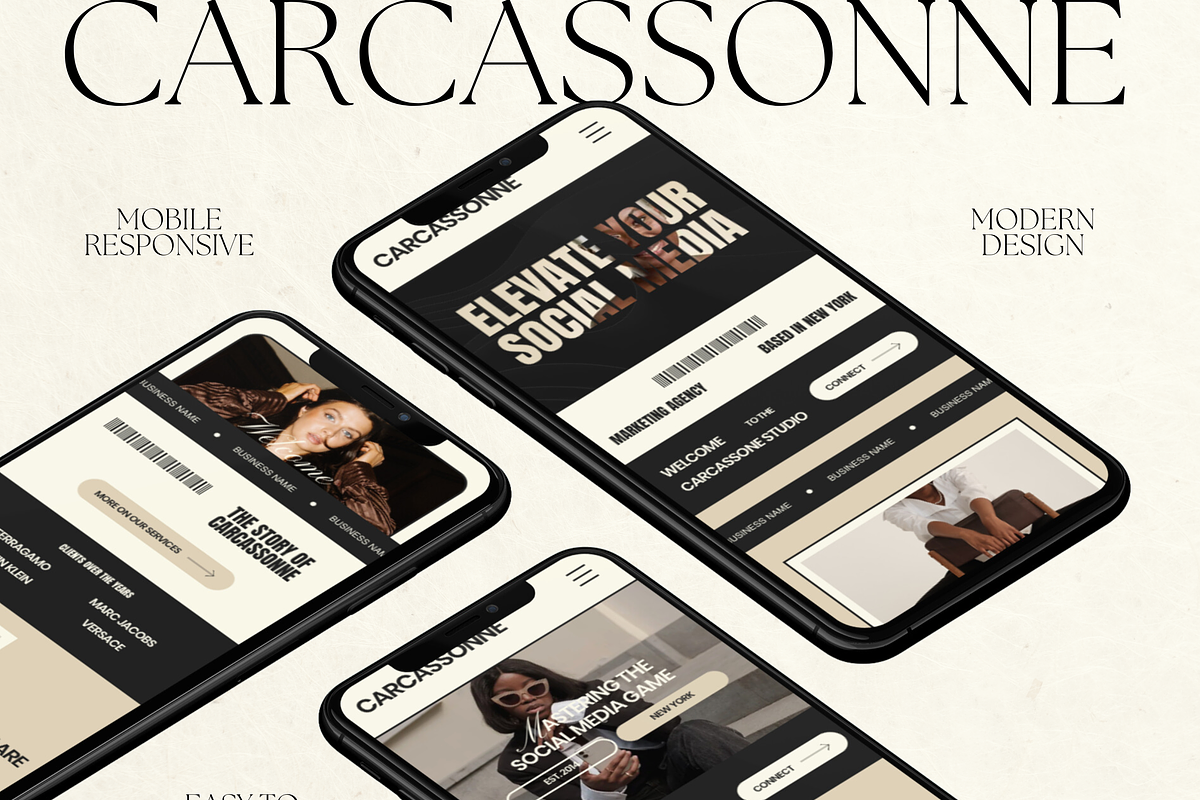 Wix Website Template Small Business, a Wix Template by Branding Babe Co. (Photo 6 of 10)