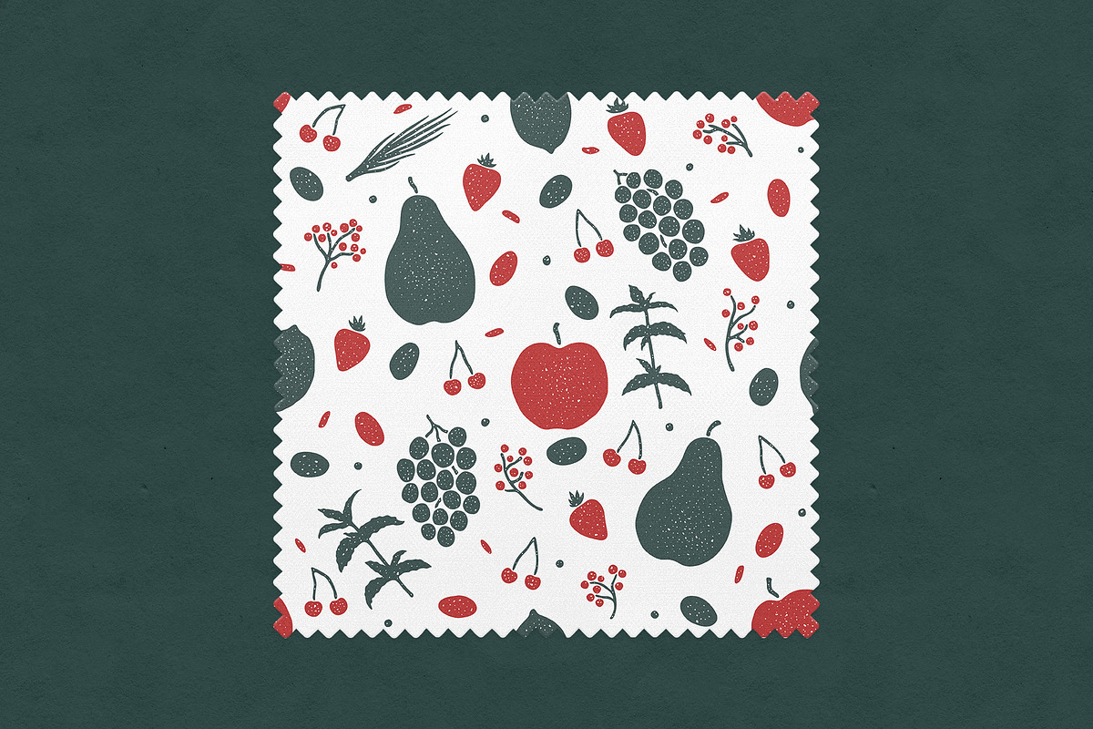 Vegetables & Fruits Patterns, a Pattern Graphic by 2DFUNS (Photo 10 of 15)