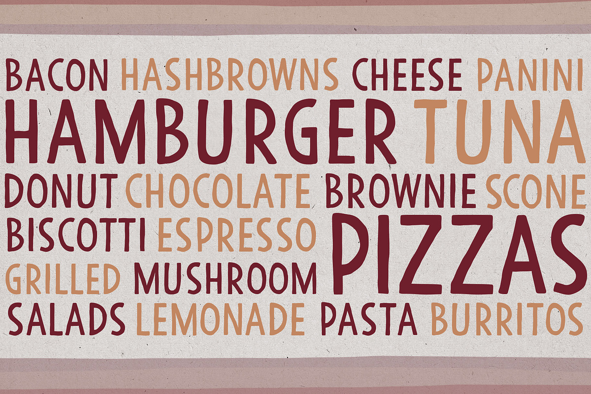Argone font preview 3