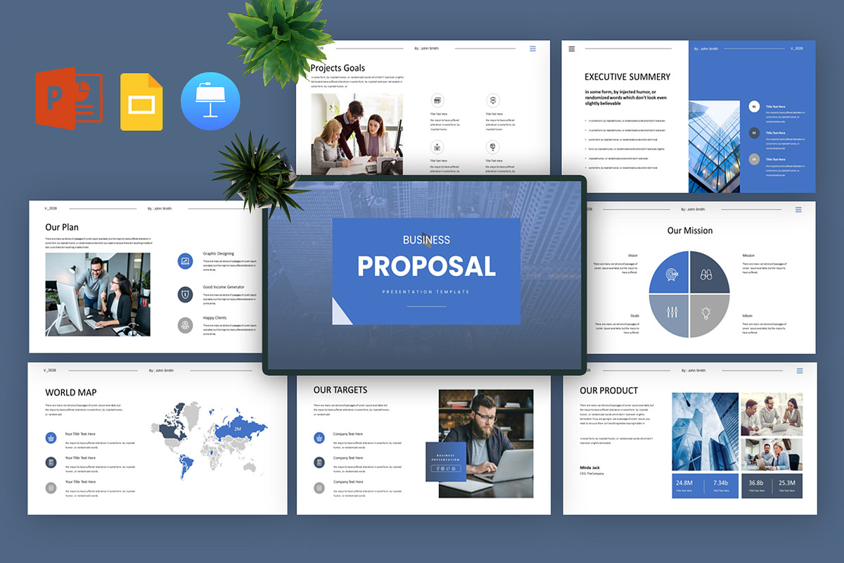 Business Proposal Template, a Presentation Template by Pradaxa (Photo 1 of 7)