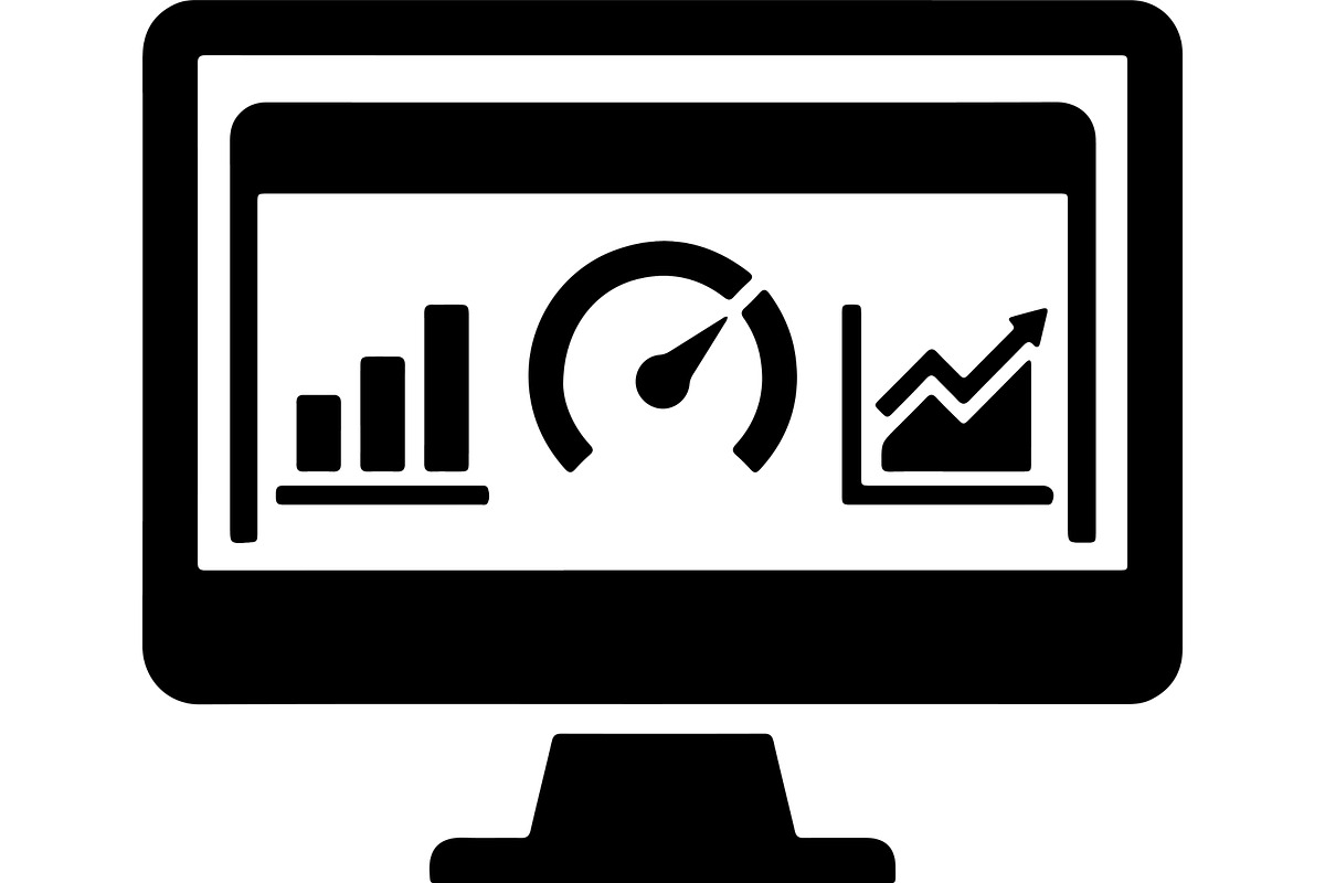 Business Dashboard & Analytics Icon, a Technology Illustration by abu67222 (Photo 10 of 13)