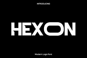 Hexon - Modern Logo Font, a Sans Serif Font by Luna Shop (Thumbnail 1 of 6)