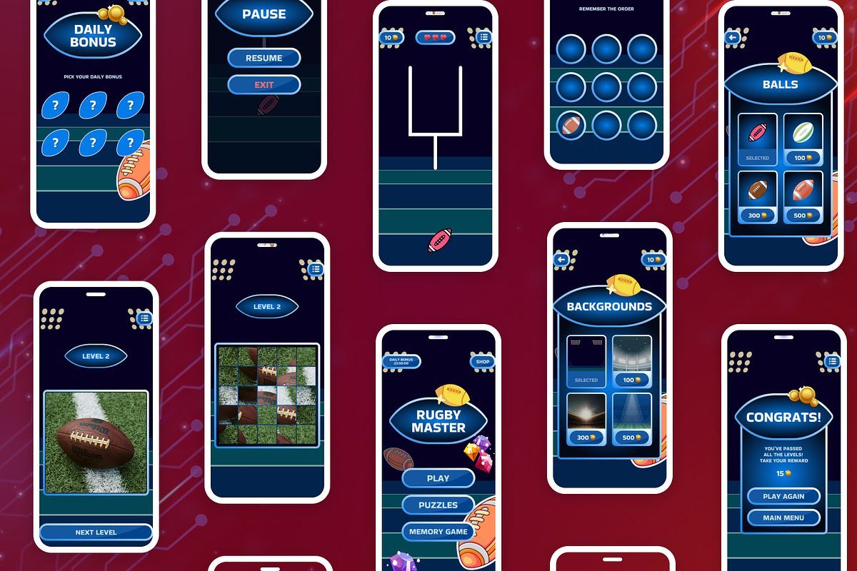 5 games ui kit (2), an App Template by Shoppie (Photo 4 of 6)