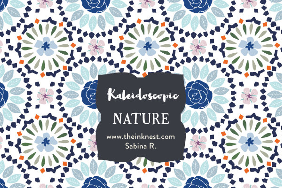 Kaleidoscopic Nature EPS, an Illustration by sabinar (Photo 2 of 4)