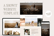 Dakota, Photographer Showit Template, a Websites & App Template by Amanda Pena Design (Thumbnail 1 of 7)
