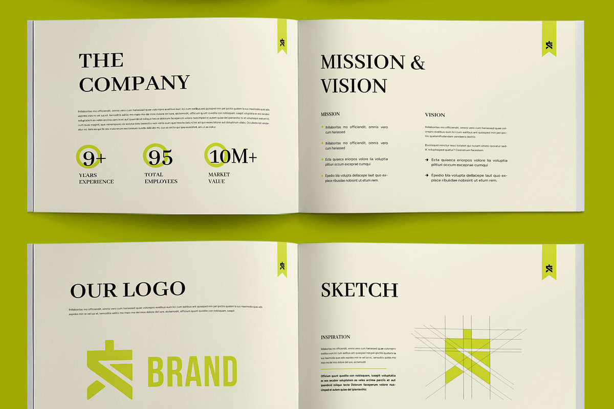 Minimal And Classic Brand Guideline, a Brochure Template by ContestDesign (Photo 3 of 5)