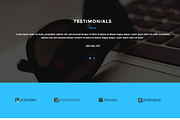 GREATY - One Page WordPress Theme, a WordPress Template by Riccardo Borchi (Thumbnail 4 of 4)