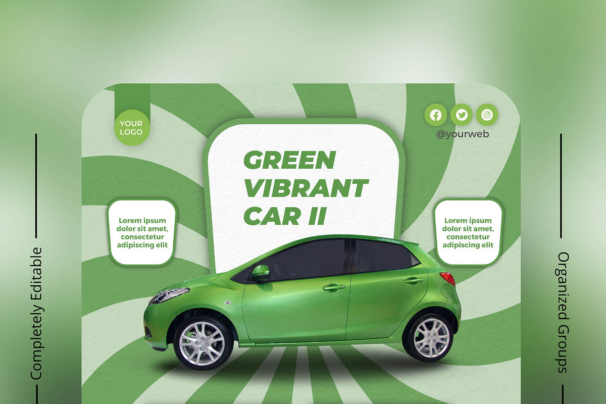 Automotive & Tech Design Templates I, a Social Media Template by Exceptionalways (Photo 22 of 36)