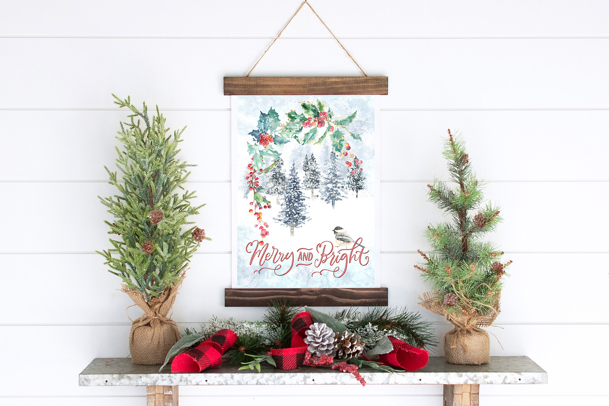 Christmas Watercolor Woodland Story, an Animal Illustration by Catherine Wheel (Photo 28 of 29)