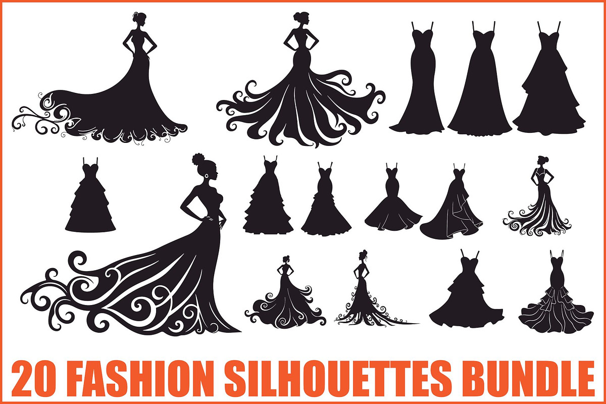 Elegant Gown Collection, an Illustration by balal (Photo 1 of 21)