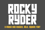 Rocky Ryder - a rugged display font, a Font by Little Type Factory (Thumbnail 3 of 10)