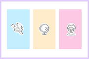 18 Instagram Icons BEAUTY PACK, a Social Media Template by Kristina Dubnovitskaya (Thumbnail 4 of 6)