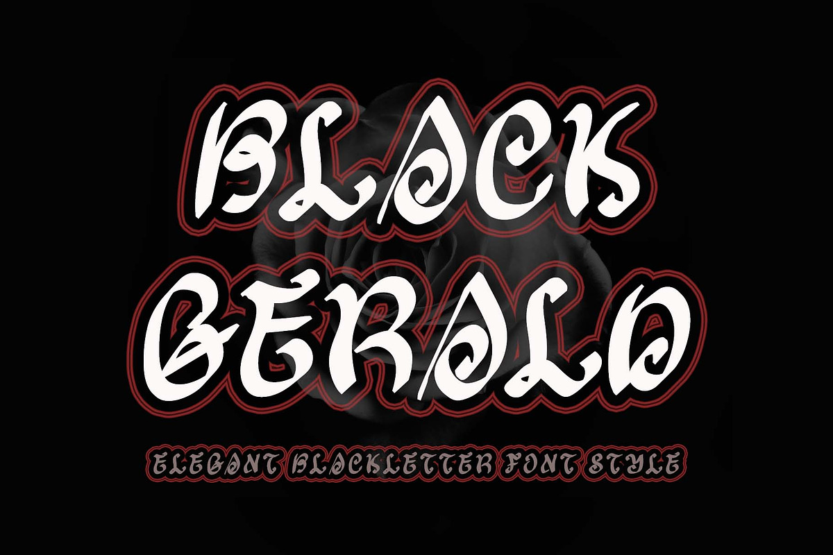 Black Gerald, a Blackletter Font by Yoga Letter (Photo 1 of 7)